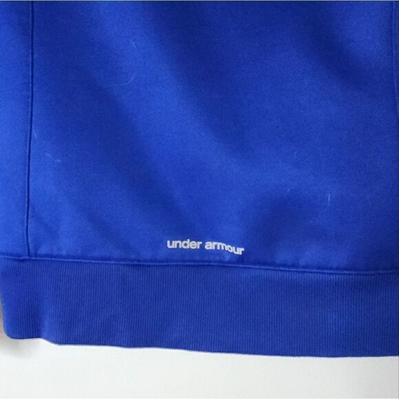 UNDER ARMOUR Hoodie Sweatshirt XStorm  & Loose T-shirt Blue Red Cold Gear  XS - Picture 5 of 6